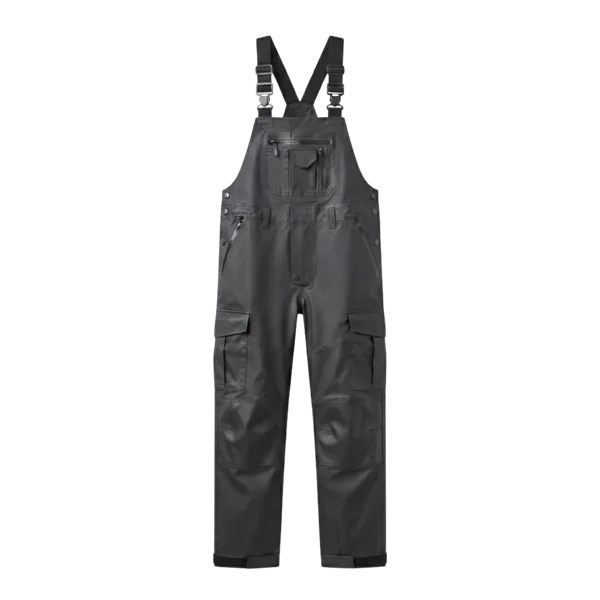 Bib and brace overalls — black colourway, iNeedWorkwear stock