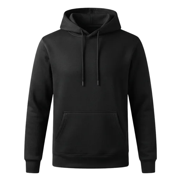 Hoodie — black colourway, iNeedWorkwear stock