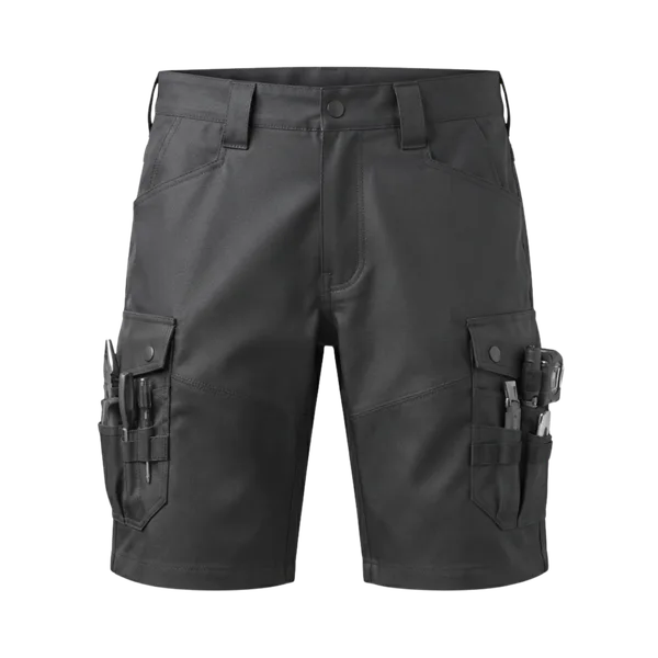 Work shorts — black colourway, iNeedWorkwear stock