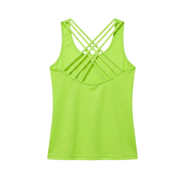 Lime green sports training vest — iNeedWorkwear stock