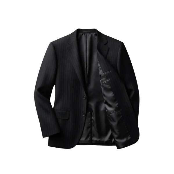 Tailored suit — black colourway, iNeedWorkwear stock